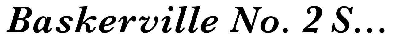 Baskerville No. 2 Std Semi Bold Italic